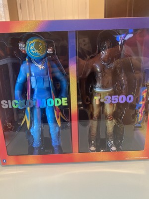 Travis Scott Cactus Jack Fortnite 12" Action Figure Duo ...