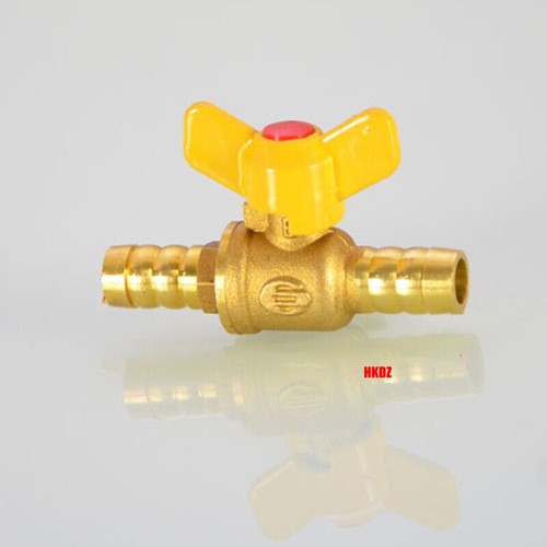 Ball Valve Barb Splitter Fuel GasUniversal 1/2" BSP 3 Way Tee Y Shut off Brass - Picture 7 of 18