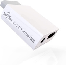 MAYFLASH Wii to HDMI Converter 1080P for Full HD Device, Wii HDMI Adapter with 3