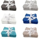 100% Cotton Extra Soft Face Hand Bath Guest Towels Set Big Bundle Big Bargain 