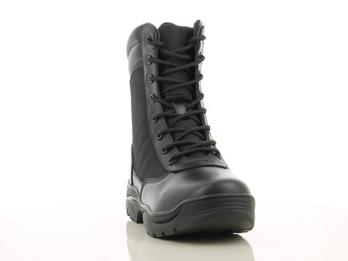 Schwarzer High Cut allround Einsatzstiefel Arbeitsstiefel Militär Tactic PRIME - Picture 4 of 5