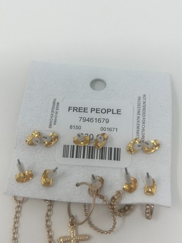 Free People Keep My Hanging on Earring Set NWT $30 - Picture 13 of 13