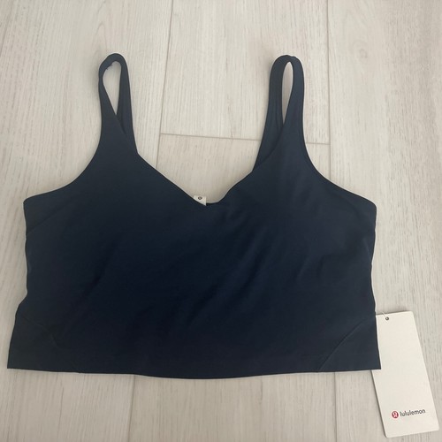 Lululemon Align Bra Tank Top *Nulu Size 14 A/B cup True Navy Blue TRNV - Picture 4 of 9