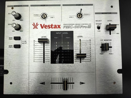 Vestax DJ mixer PMC-05 PRO 3 III VCA Effect Send Return Function Installed - Picture 3 of 4