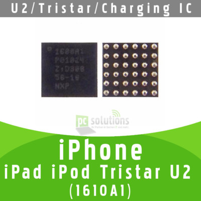   iPhone 5S 5C iPad Mini 2/3/4 Air 1610A1 Charging Power IC Lade Chip U2 Tristar