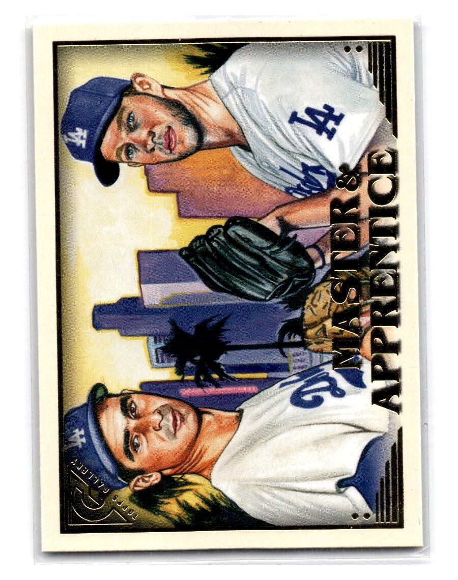 2019 Topps Gallery Master and Apprentice #MA-KK Clayton Kershaw, Sandy Koufax