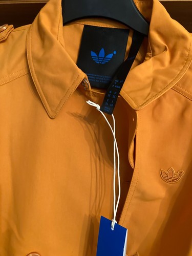 adidas blue version trench coat, Orange, size 6, bnwt - Picture 2 of 9