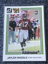 2021 Panini Chronicles Draft Picks Donruss Retro Orange Jaylen Waddle #38 Rookie