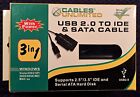 Cables Unlimited Usb-2110 Powered Usb 2.0 to Ide & Sata Cable for 2.5" or 3.5"