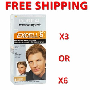 L Oreal Men Expert Excell Brush In Hair Colour 8 Natural Blonde Ebay