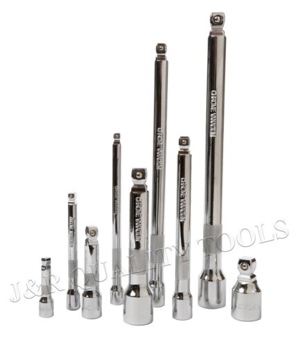 VCT 9-teiliges Wobble Verlängerungsstab-Set | Cr-V 1/4"", 3/8"", 1/2"" Antrieb - Bild 2 von 2