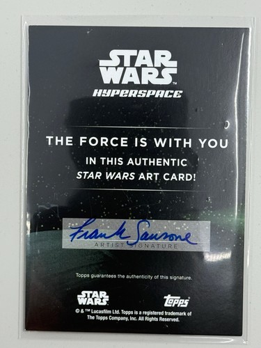 Topps Star Wars 2024 Hyperspace Sketch Chief Tarfull Kashyyk 1/1 Frank Sansone - Bild 2 von 3