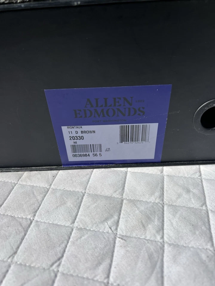 Allen Edmonds Montauk Hombres Talla 11 D Cuero Marrón Chukka Bota Crepé Suelas Botas Foto 4 de 4