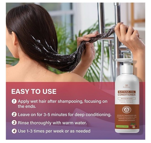 Batana Oil Hair Growth Conditioner:Thickening Moisturizing Product-11.8 fl.oz - Picture 7 of 7