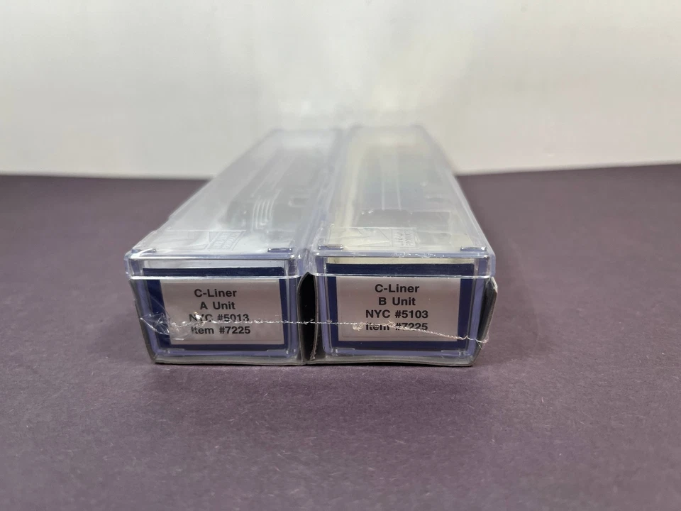 Life Like Trains N Scale 7225 Diesel Locomotive Set C Liner A B NYC 5013 5103 - Image 3 of 4