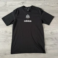 Newcastle United Adidas Black T Shirt Small