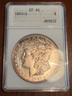 1883-S Morgan Dollar ANACS/EF 45