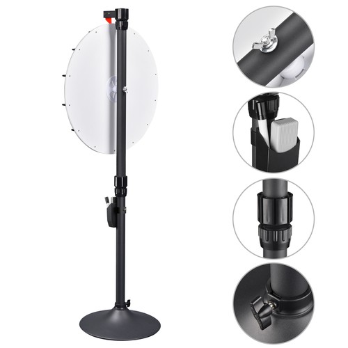 WinSpin 24" Dual Use 12 Slots Prize Wheel 41x25" Prize Drop Game Board Party - Bild 5 von 9