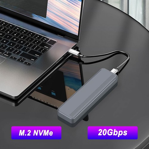 M.2 NVMe SSD Enclosure 20Gbps 4TB USB 3.2 GEN 2 Type C M Key PCIe SSD Enclosu FY - Afbeelding 18 van 24