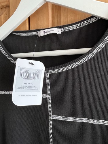 TU New Black Top Size 20 - Picture 5 of 8