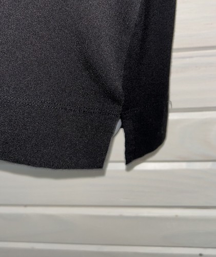 Top túnica CHICOS talla 2 (GRANDE) negro floral tejido delantero tejido trasero S/S usado en excelente estado - Imagen 5 de 10