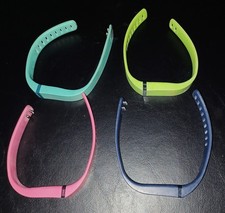 FitBit FLEX Bracelet With Clasps - Choose Smooth or Textured Bands Lot of 4 or 6