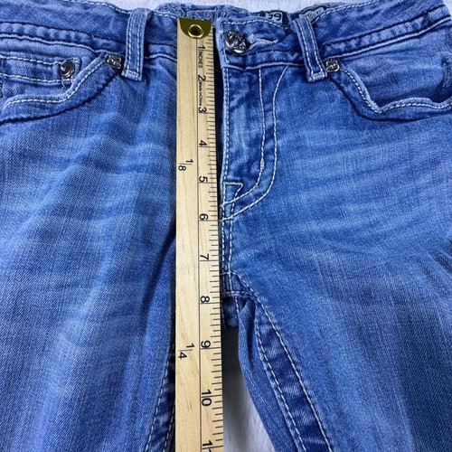 Miss Me Embellished Pocket Jeans Size 29 Denim Ripped Distressed - Picture 7 of 21