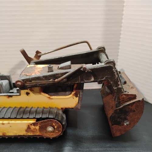 VTG Metal Tonka T-6 Track Front End Loader Backhoe Bulldozer Parts or restore. - Picture 11 of 15