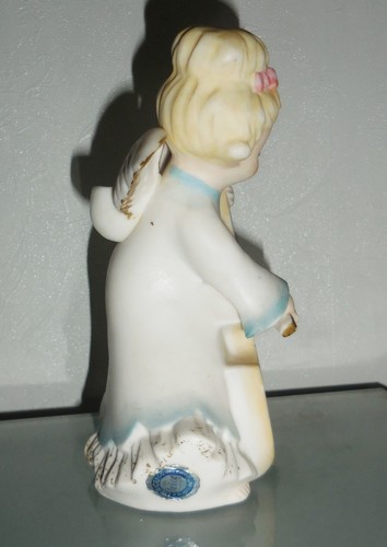 VINTAGE I.W.RICE FIGUR LAMPE BUNT ENGEL VOGEL DESIGN - Bild 6 von 8