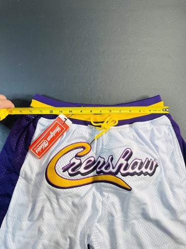 Headgear Classics Crenshaw bestickt Basketball Shorts Lakers Farbe Small NEU - Bild 5 von 13