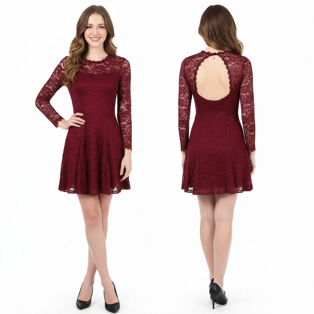 knee length dresses for ladies Francesca Full Sleeve Dress- Sale Noir Nottinghill Floral / L