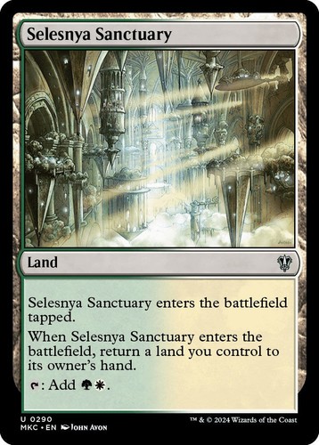 Selesnya Sanctuary [Murders at Karlov Manor Commander] Magic MTG - Picture 1 of 1