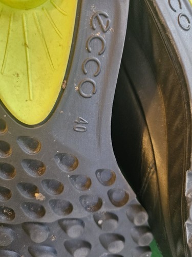 ECCO Comfort Orthotic Comfort Shoes Sneaker Black Size 40 - Picture 9 of 15