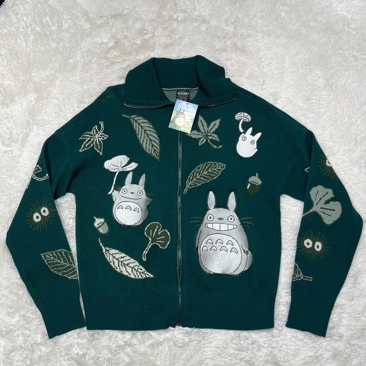 STUDIO GHIBLI MY NEIGHBOR TOTORO ZIP SWEATER BOXLUNCH CARDIGAN | eBay