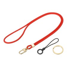 Neck Lanyard, Cute Key Lanyards for Women Men Red