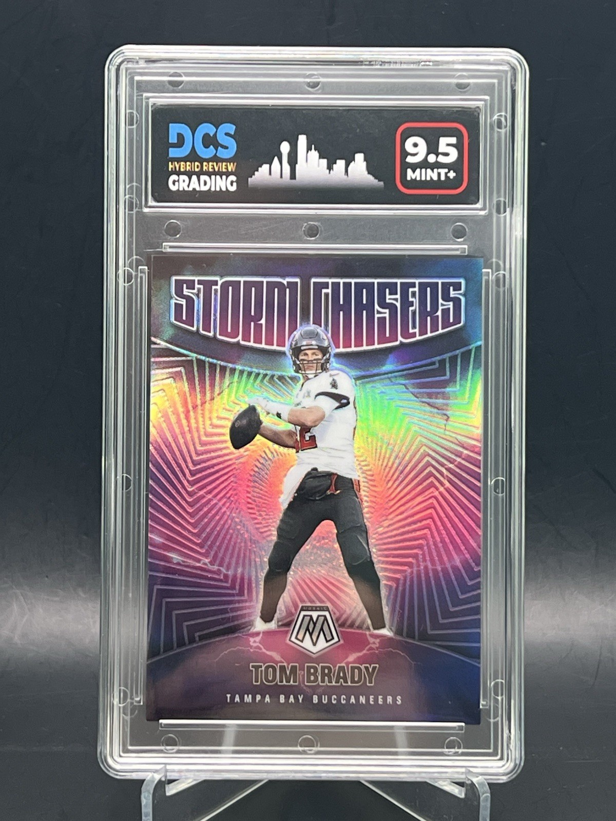 2021 Panini Mosaic #SC-4 Tom Brady Storm Chasers 9.5 Case Hit SSP