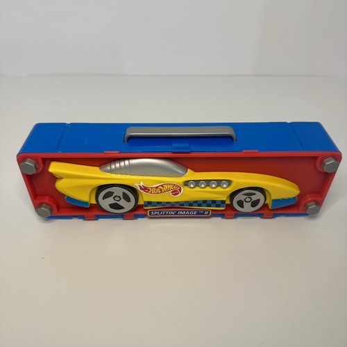 Vtg Hot Wheels Carry Case 6 Car Storage Splittin’ Image 1998 - Picture 3 of 11
