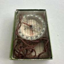 Vintage Silva Polaris Compass Liquid Filled Type 7 Made Sweden Box Instructions