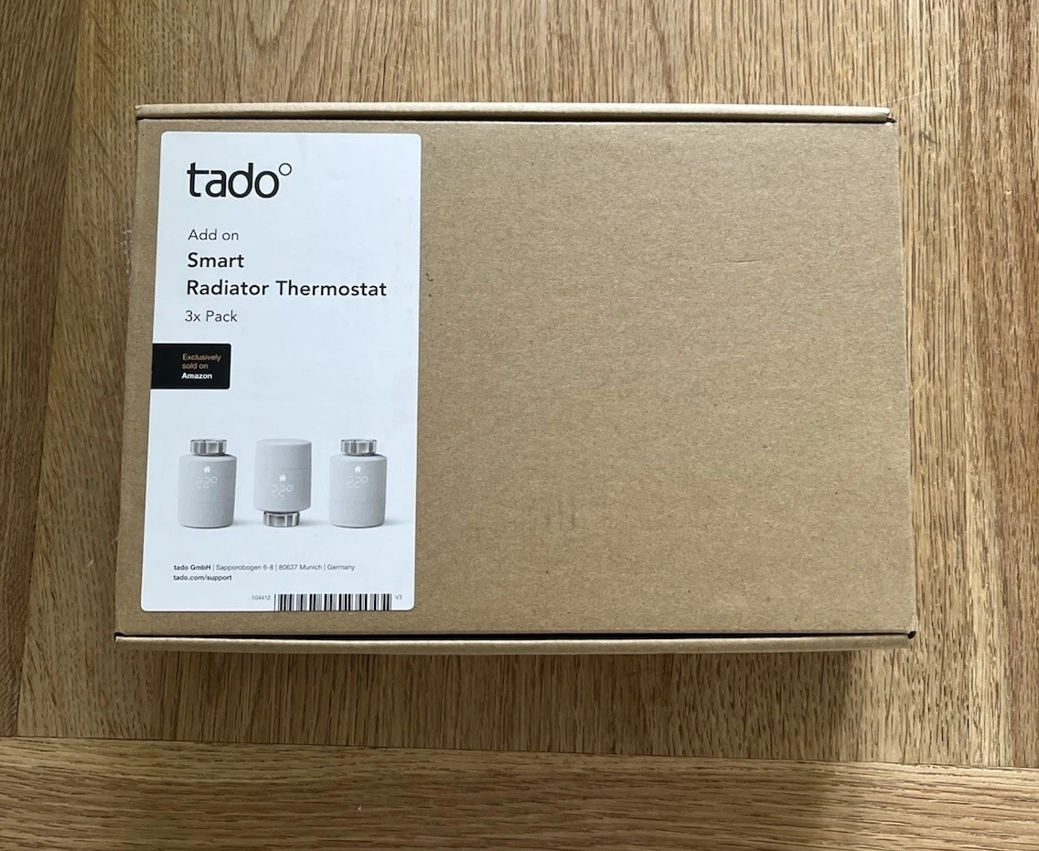 Tado° Smart Radiator Thermostat 3-Pack - Wifi Add-on thermostat for digital
