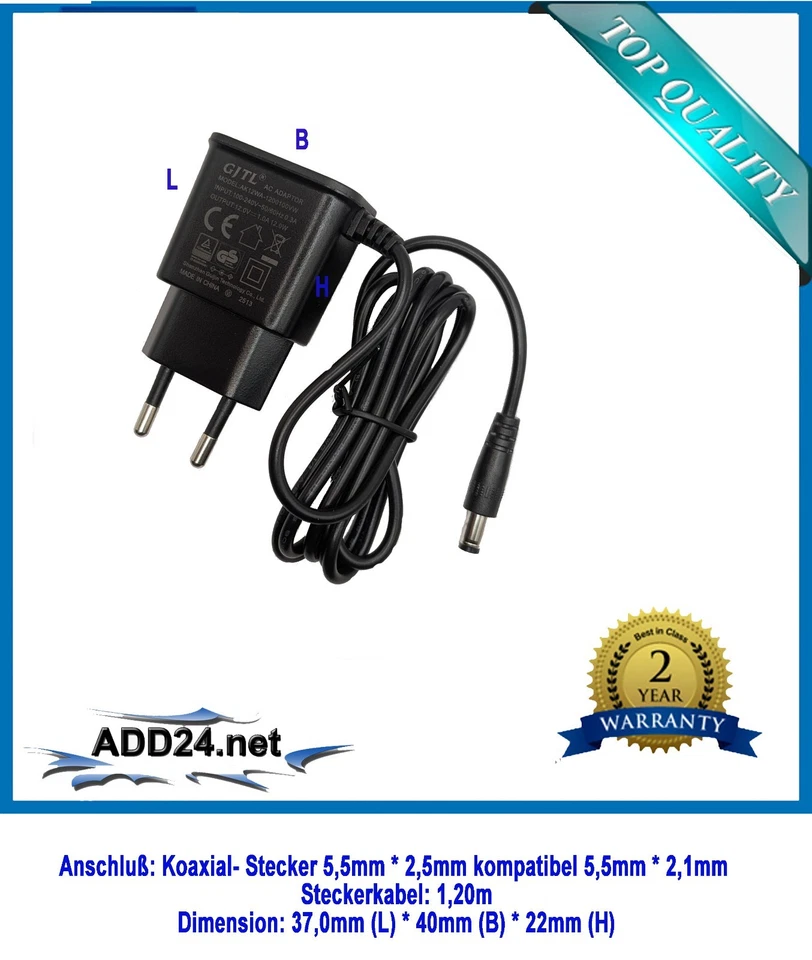 Stecker- Netzteil / Netzgerät 3V, 5V, 12V, 15V, 18V und 24V ( 1A, 2A, 2,5A, 3A) - Bild 3 von 4