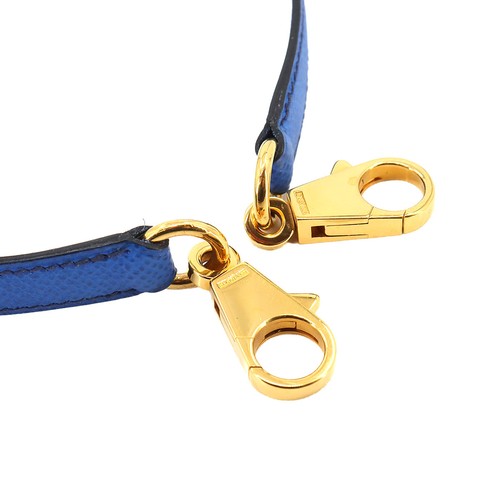 HERMES Shoulder Strap Couchevel Epsom Blue 90263348 - Picture 4 of 5