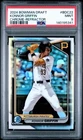 2024 BOWMAN CHROME DRAFT 1st RC REFRACTOR KONNOR GRIFFIN PSA 9 MINT QTY