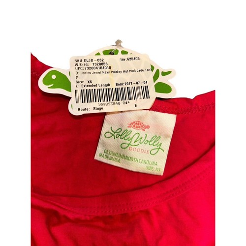 Lolly Wolly Doodle Women's Size XS Paisley Pink Tank Dress In Spring Colors - Picture 9 of 9