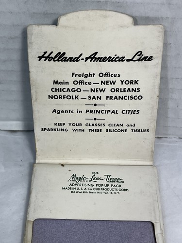 Pack de pañuelos de silicona Holland America Line vintage - buen estado - Imagen 6 de 10