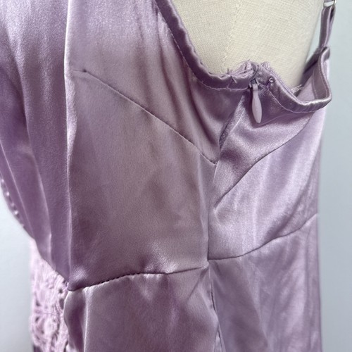 Nasty Gal Slip Dress Womens 10 Lilac Sabrina Carpenter 90s Y2K - Picture 7 of 12