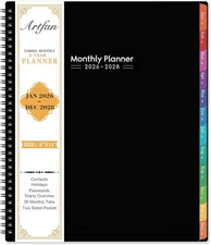 2026-2028 Monthly Planner/Calendar - 3 Year Planner 2026-2028, JAN 2026 - DEC 20