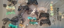 Sony Playstation 2 PS2 Controller Parts- Shells, Ribbons, Circuit Boards,Button,