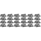  24 stücke Eisen Mesh Business Inhaber Kartencase Desktop Name Organizer Metall