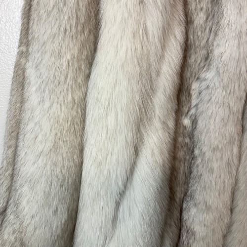 Vtg Genuine Silver Tip Fox Fur Coat Custom Made Merger Smart Shop San Antonio L - Picture 21 of 23