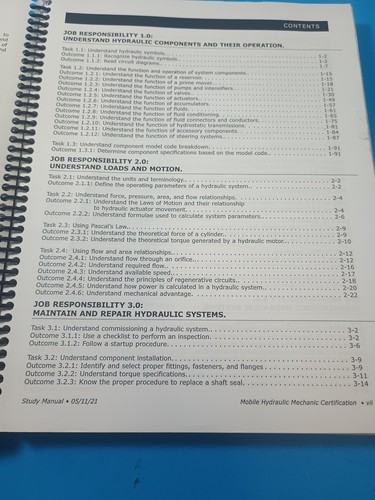 International Fluid Power Mobile Hydraulic Mechanic Certification Study Manual - Picture 7 of 13